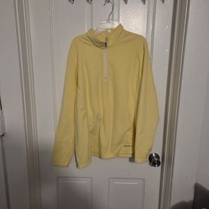 Columbia Light Yellow Quarter-Zip Pullover